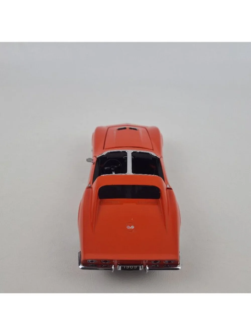 Franklin Mint Precision 1969 Chevrolet Corvette Orange 1:24 Die Cast B11VB57
